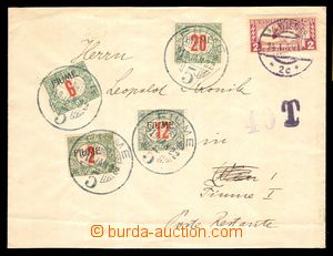 97898 - 1919 dopis zaslaný z Vídně do Fiume Poste Restante, nedos