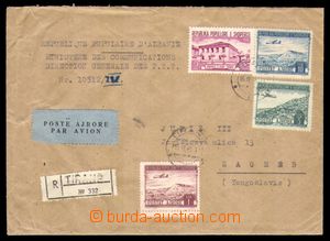 97899 - 1956 R+Let-dopis zaslaný do Jugoslávie, vyfr. mj. letecký