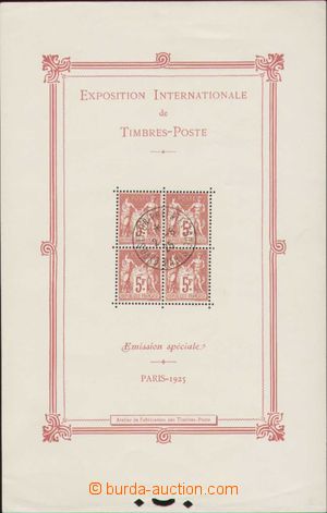 97998 - 1925 Mi.Bl.1, Mezinárodní výstava známek Paříž, PR p