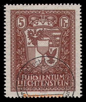 98010 - 1934 Mi.125, stamps 5Fr from exhibition miniature sheet Vadu