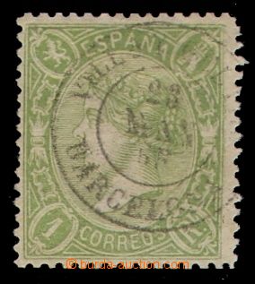 98021 - 1865 Mi.71, Královna Izabela 1R, lehké razítko, pěkný k