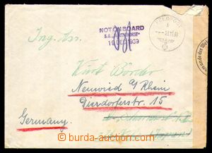 98161 - 1945 S.S. SCHARNHORST  dopis adresovaný na příslušníka 