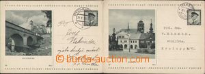98216 - 1939-40 CDV69/46, 84, comp. 2 pcs of Czechosl. pictorial pos