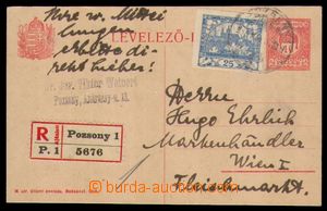 98241 - 1919 CPŘ33, Koruna 10f, předběžná maďarská dopisnice 