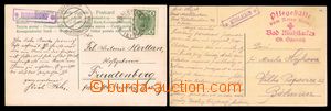 98631 - 1906-15 comp. 2 pcs of Ppc with postal agency pmk, 1x postal