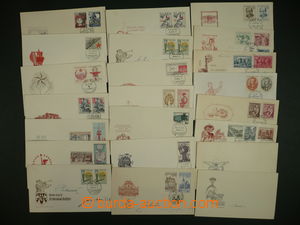 98733 - 1949-63 AUTOGRAPHS  selection of 22 envelopes (20x FDC) with