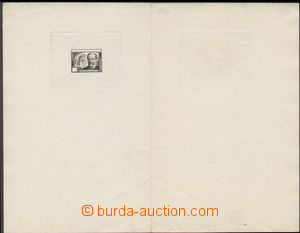 98754 - 1934 HEINZ Bohumil (1894–1940), 2-list s černotisky návr