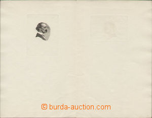 98764 - 1932 HEINZ Bohumil (1894–1940), 2-list s černotisky návr
