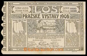 98987 - 1908 AUSTRIA-HUNGARY  ticket Jubilee Prague exhibition 1908,