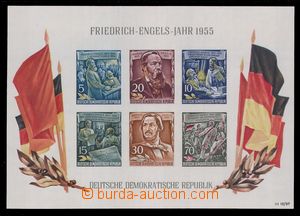 99312 - 1955 Mi.Bl.13, miniature sheet Friedrich-Engels-Jahr 1955, m