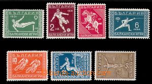 99315 - 1931 Mi.242-248, Balkánské hry, kompletní série, malý n