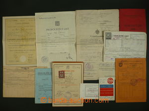 99475 - 1911-82 IDENTITY CARDS  comp. 10 pcs of identity-card, i.a. 