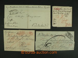 99494 - 1829-37 comp. 4 pcs of folded letters with cancel. TYRNAU (T