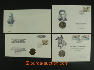 99549 - 1990 COIN LETTERS  comp. 3 pcs of, issued on the occasion of