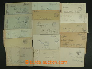 99557 - 1944-45 comp. 15 pcs of letters addressed members Protectora