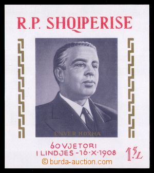 99575 - 1968 miniature sheet Mi.Bl.34, Enver Hoxha, c.v.. 100€