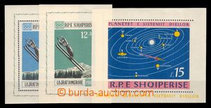 99576 - 1963-64 souvenir sheets Mi.Bl.20, 21, 27, comp. 3 pcs of min