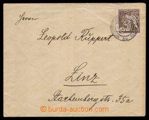 99595 - 1919 obyčejný dopis do Rakouska, vyfr.zn. Pof.28B, DR NEUT