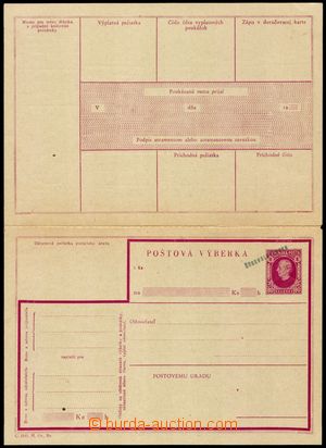 99651 - 1945 CPV13.2, zelený ruční přetisk ČESKOSLOVENSKO, komp