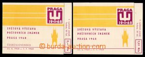 99653 - 1968 stamp-booklet Praga 1968 3Kčs, 5x stamp. Pof.1684 and 