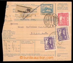 99755 - 1920 CPP13, Hradčany 10h, larger part without posting cut, 