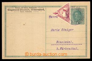 99983 - 1918 CPŘ3, Charles 8h, uprated with stamp Express stamp - t